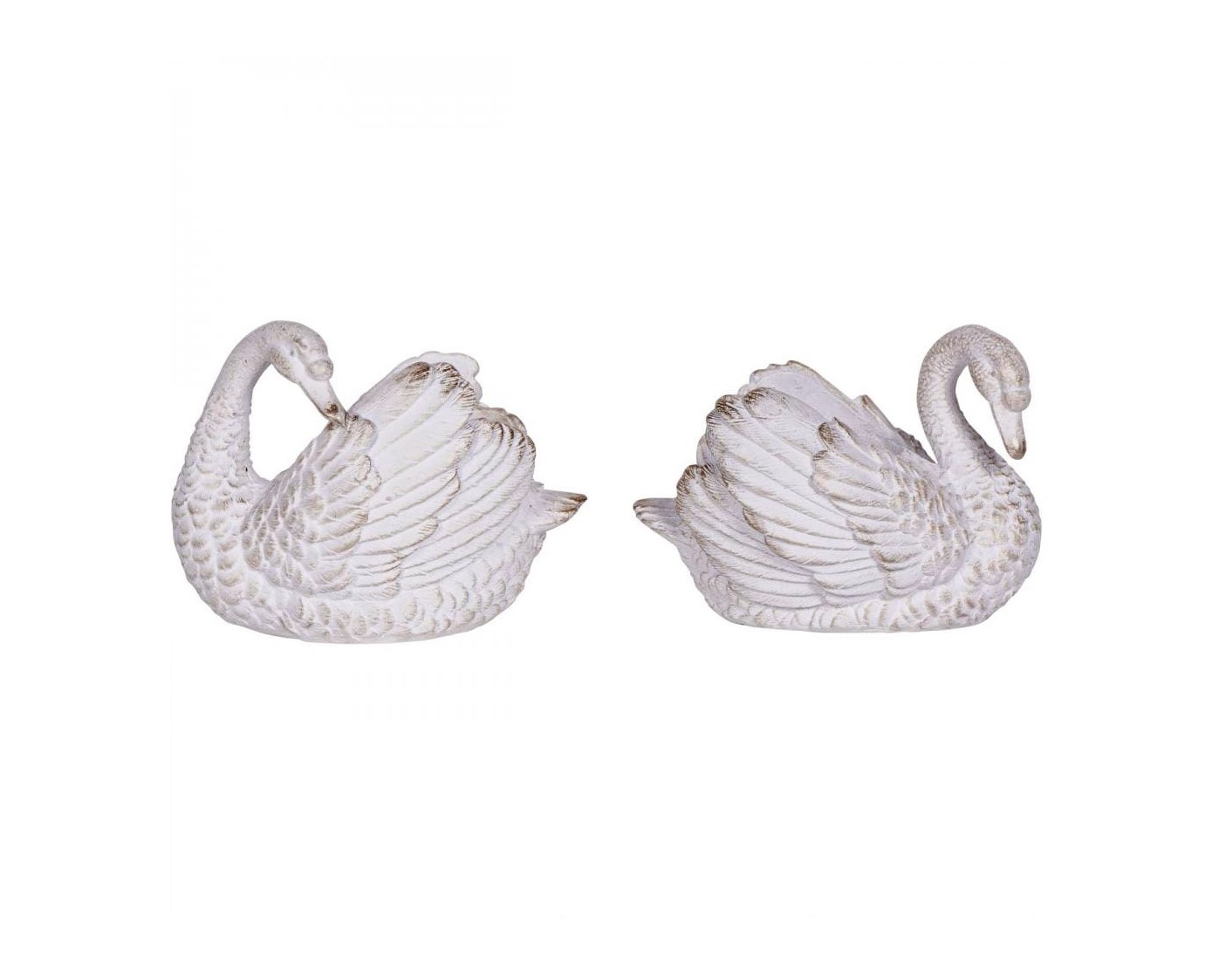 Набір з двох свічників-Лебеді Distressed Swan Votiveholder Set of 2